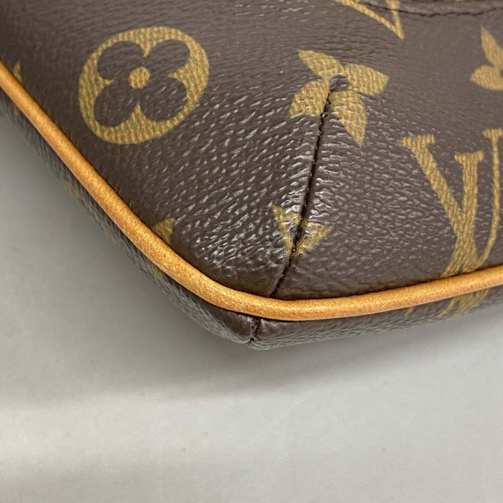LOUIS VUITTON Authentic Brown Monogram Pouch - Picture 6 of 9